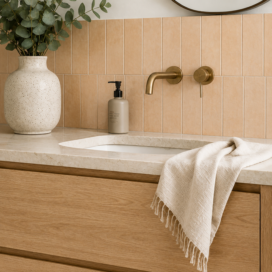 Whyalla Peach Terracotta Look Subway Tile