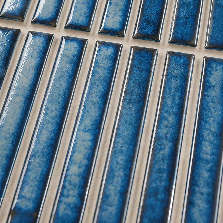Wilsons Antique Blue Kit Kat Mosaic Tile