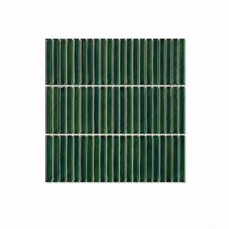 Wilsons Antique Forest Green Kit Kat Mosaic Tile