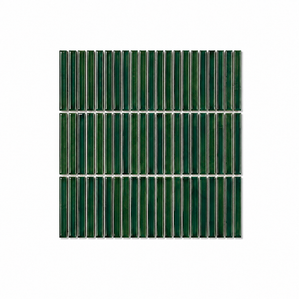 Wilsons Antique Forest Green Kit Kat Mosaic Tile