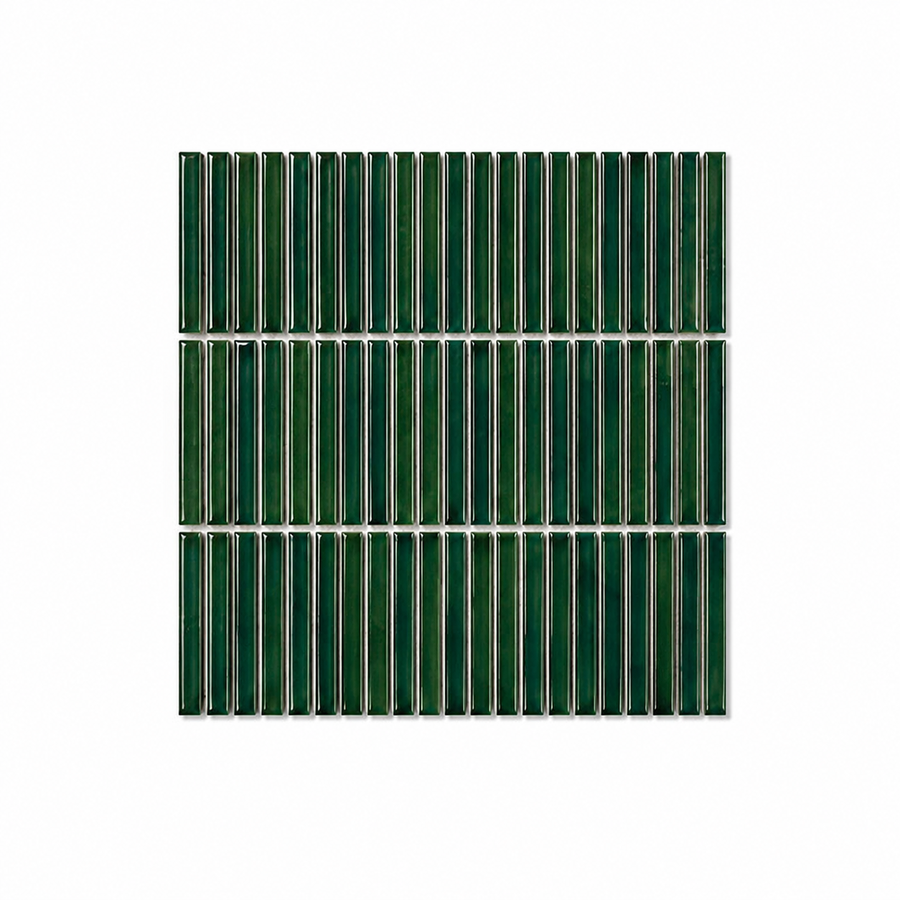 Wilsons Antique Forest Green Kit Kat Mosaic Tile