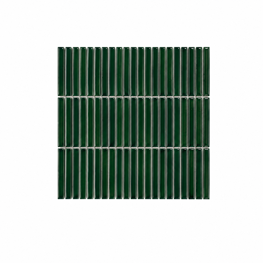 Wilsons Antique Forest Green Kit Kat Mosaic Tile