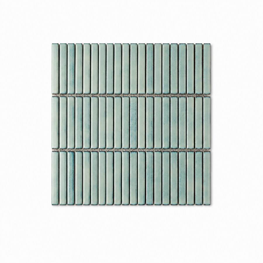 Wilsons Antique Sage Green Kit Kat Mosaic Tile