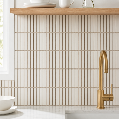 Wilsons Antique White Kit Kat Mosaic Tile