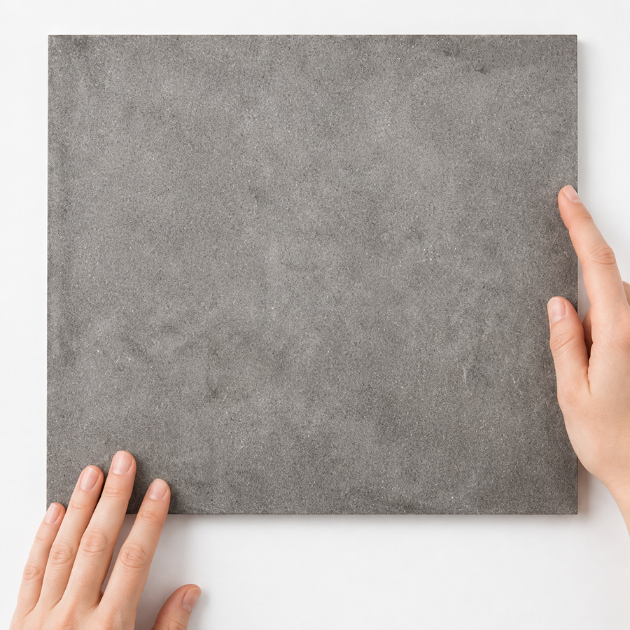 Yallingup Black Encaustic Look Square Tile